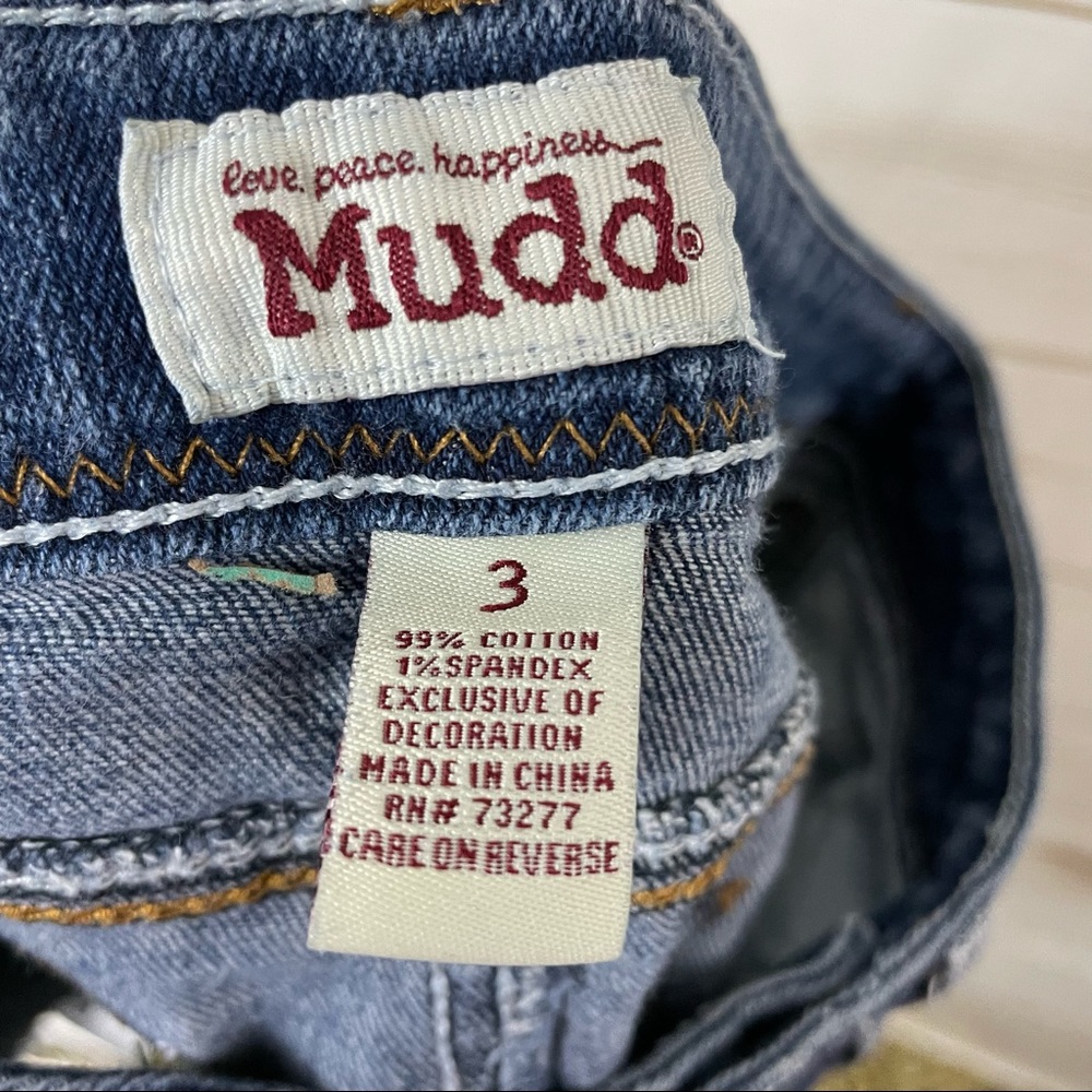 Mudd Low Rise Aztec Print Denim jean shorts - Picture 2 of 8